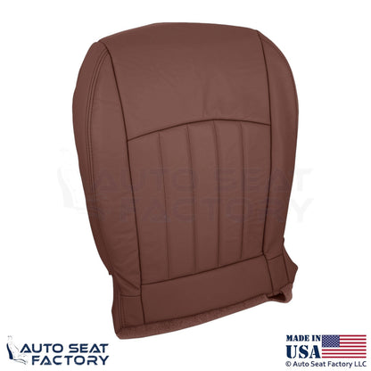 2008-2012 Fits Infiniti EX35 Genuine Leather Front Bottom Seat Covers Chestnut - OEM-Style Replacement Seat Cover