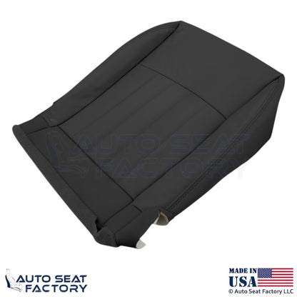 2008-2012 For Infiniti EX35 Genuine Leather Driver Bottom Seat Cover Graphite - OEM-Style Replacement Seat Cover