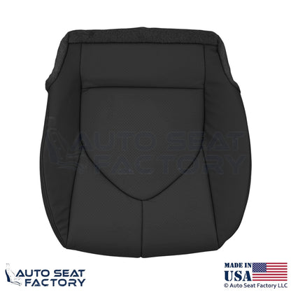 2020-2024 Fits Toyota Highlander Genuine Leather Front Bottom Seat Covers Black - OEM-Style Replacement Seat Cover