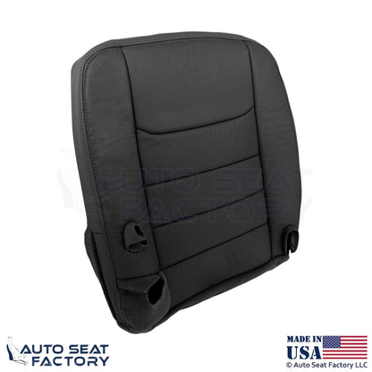 1999-2001 For Lincoln Town Car Genuine Leather Front Bottom Covers Deep Charcoal - OEM-Style Replacement Seat Cover