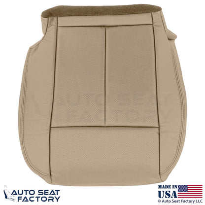 2013-2018 Fits Nissan Altima Sedan Genuine Leather Bottom Seat Covers Beige - OEM-Style Replacement Seat Cover