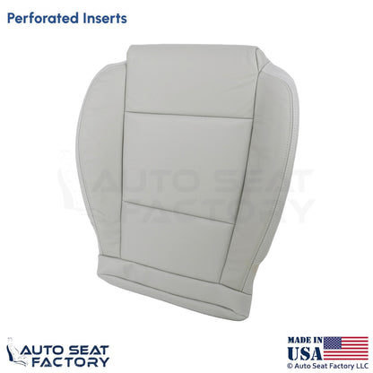 2015-2019 Fits Cadillac ATS Leatherette Front Diver Bottom Cover Light Neutral - OEM-Style Replacement Seat Cover