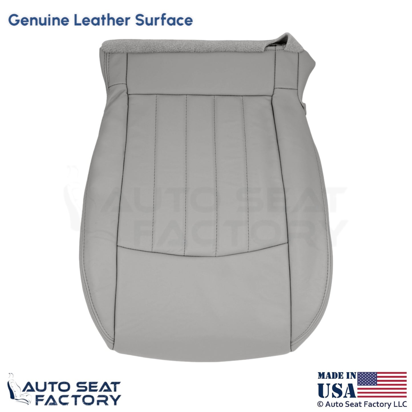 2008-2010 For Infiniti EX35 Genuine Leather Front Driver Bottom Seat Cover Stone - OEM-Style Replacement Seat Cover