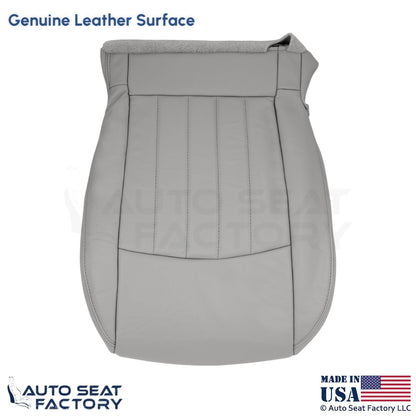 2008-2010 For Infiniti EX35 Genuine Leather Front Driver Bottom Seat Cover Stone - OEM-Style Replacement Seat Cover