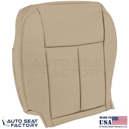 2013-2018 Fits Nissan Altima Sedan Genuine Leather Passenger Bottom Cover Beige - OEM-Style Replacement Seat Cover