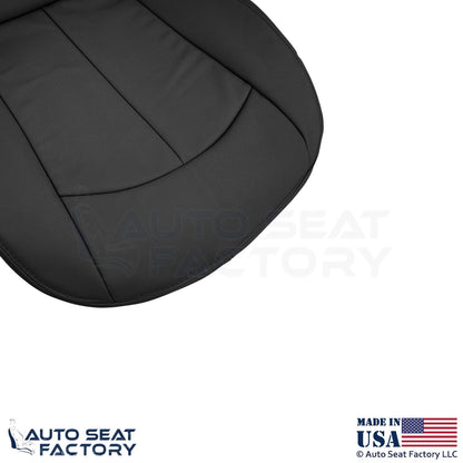 2009 Fits Mercedes Benz CLK350 Genuine Leather Passenger Bottom Seat Cover Black - OEM-Style Replacement Seat Cover
