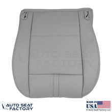 2003-2008 Fits BMW X3 Genuine Leather Front Passenger Bottom Seat Cover Gray - OEM-Style Replacement Seat Cover