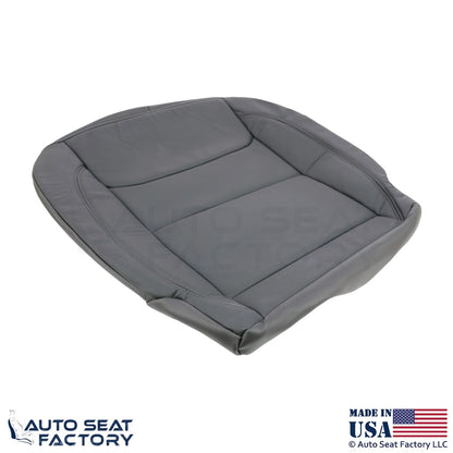 2020 Fits Dodge Ram 1500 Quad Cab Genuine Leather Passenger Seat Covers Black - OEM-Style Replacement Seat Cover