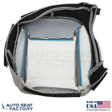 2010-2013 Fits Mercedes Benz R-Class Genuine Leather Driver Bottom Cover Gray - OEM-Style Replacement Seat Cover