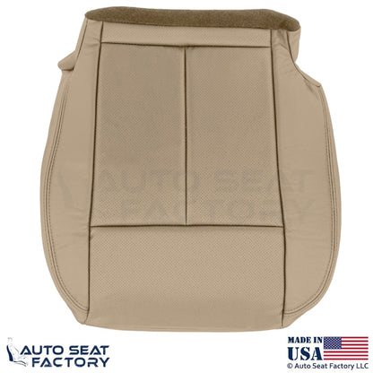 2013-2018 Fits Nissan Altima Sedan Genuine Leather Bottom Seat Covers Beige - OEM-Style Replacement Seat Cover