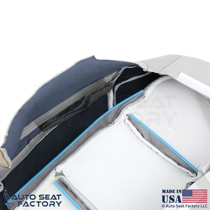 2015-2019 Fits Cadillac ATS Leatherette Front Driver Side Covers Light Neutral - OEM-Style Replacement Seat Cover