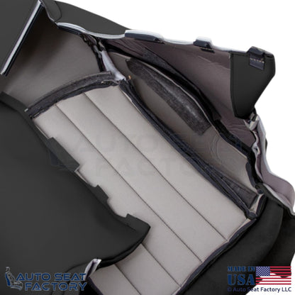 2008-2012 For Infiniti EX35 Genuine Leather Passenger Top Seat Cover Graphite - OEM-Style Replacement Seat Cover