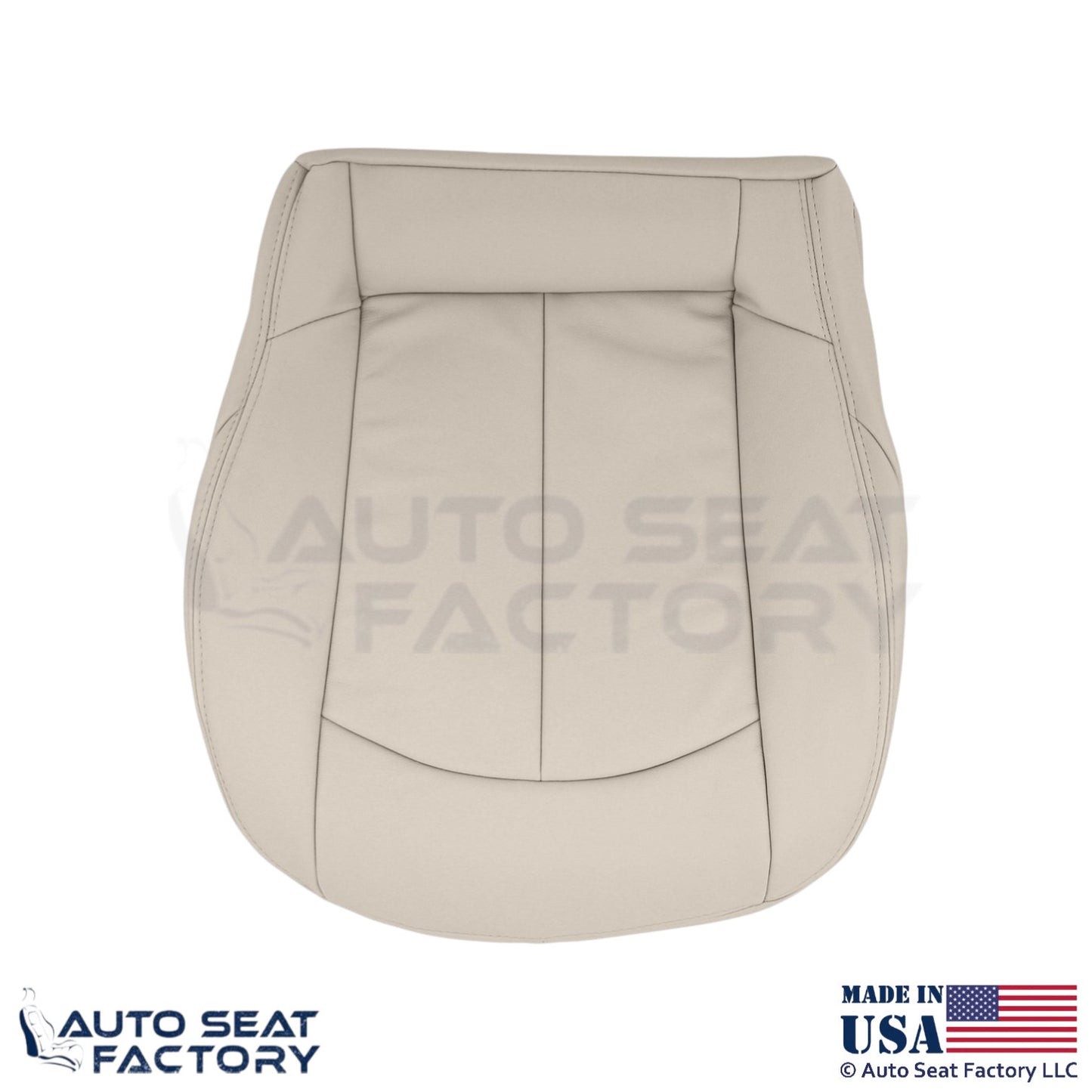 2009 Fits Mercedes Benz CLK350 Genuine Leather Front Bottom Seat Covers Stone - OEM-Style Replacement Seat Cover