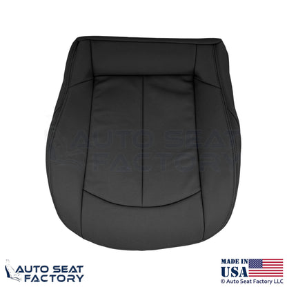 2009 Fits Mercedes Benz CLK350 Genuine Leather Front Bottom Seat Covers Black - OEM-Style Replacement Seat Cover