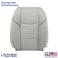 2013-2019 For Cadillac ATS Leather Front Passenger Top Seat Cover Light Platinum - OEM-Style Replacement Seat Cover