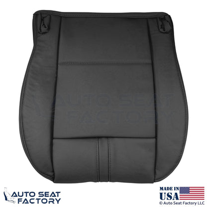 2003-2010 Fits BMW X3 Synthetic Leather Front Psssenger Bottom Seat Cover Black - OEM-Style Replacement Seat Cover