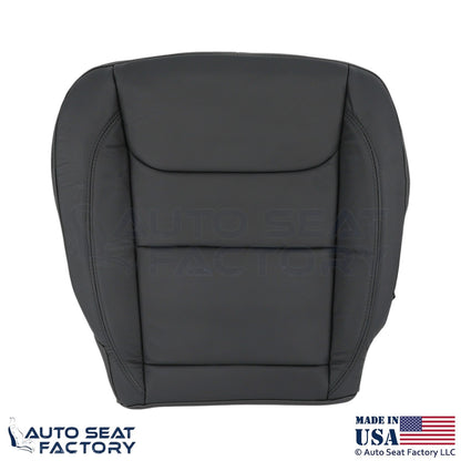 2020 Fits Dodge Ram 1500 Quad Cab Genuine Leather Front & Jump Seat Covers Black - OEM-Style Replacement Seat Cover