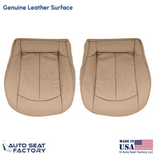 2009 Fits Mercedes Benz CLK350 Genuine Leather Front Bottom Seat Covers Beige - OEM-Style Replacement Seat Cover