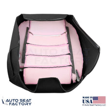 99-01 For Lincoln Town Car Genuine Leather Passenger Bottom Cover Deep Charcoal - OEM-Style Replacement Seat Cover