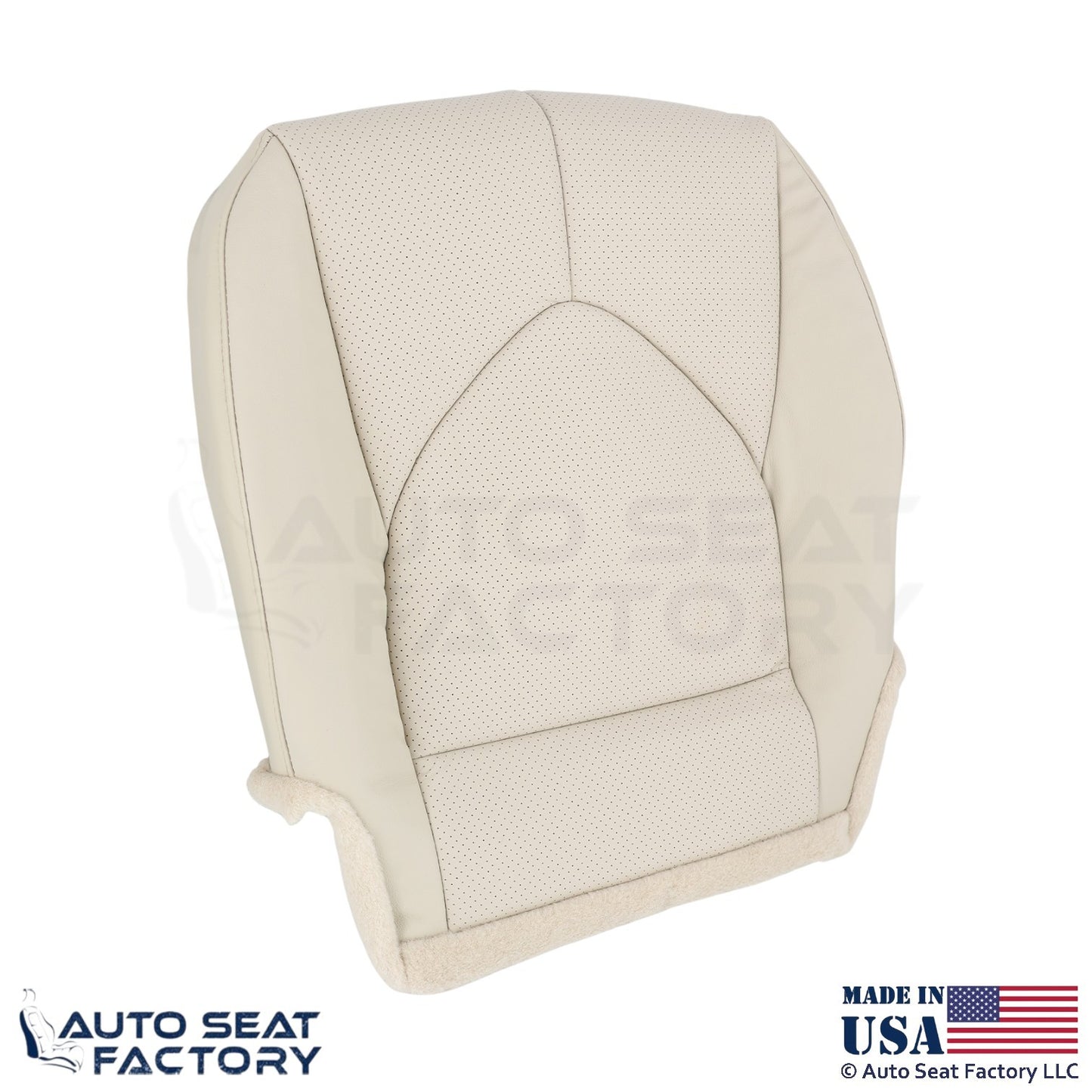 2020-2023 Fits Toyota Highlander Genuine Leather Bottom Covers Harvest Beige - OEM-Style Replacement Seat Cover