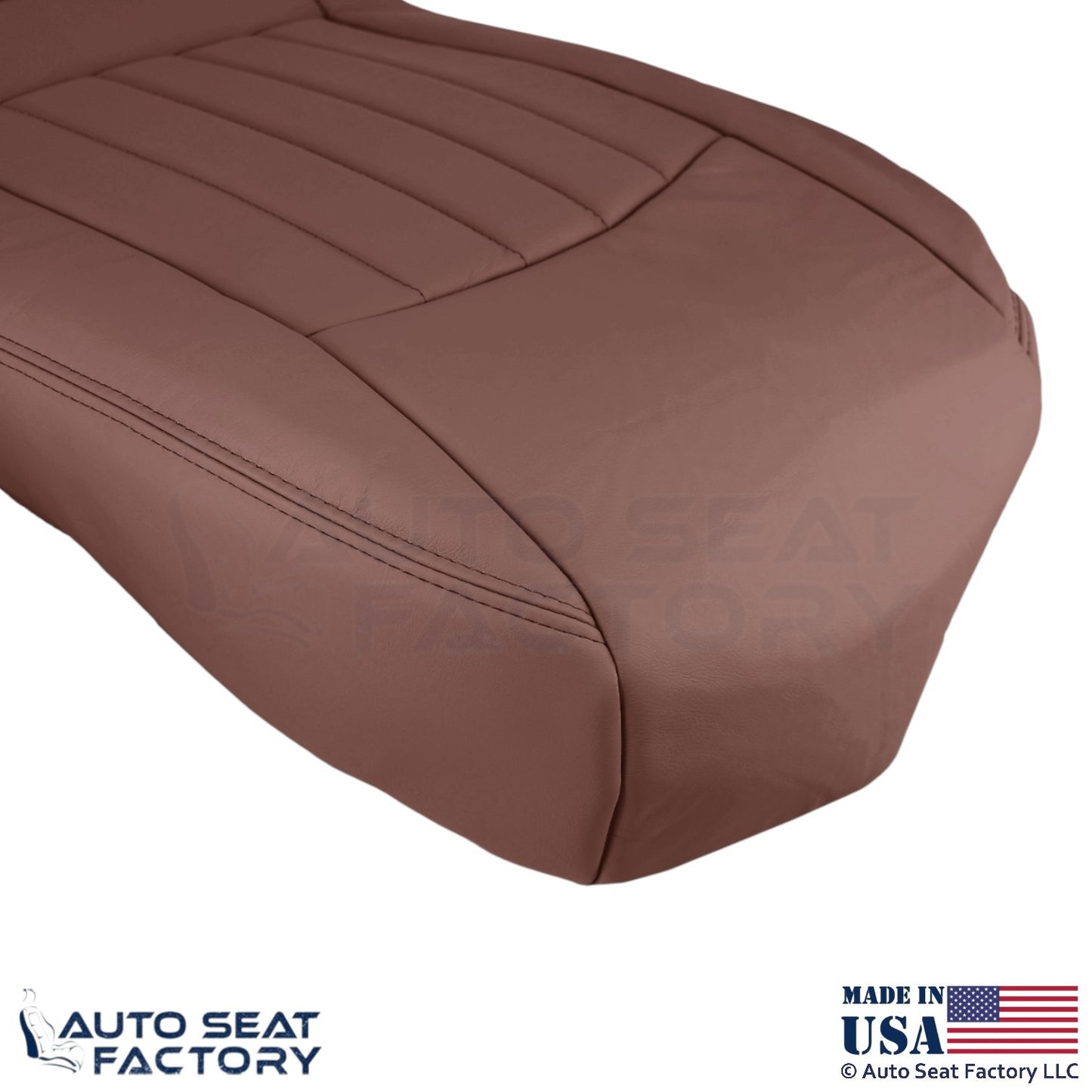 2008-2012 Fits Infiniti EX35 Genuine Leather Front Replacement Covers Chestnut - OEM-Style Replacement Seat Cover