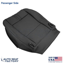 2003-2010 Fits BMW X3 Synthetic Leather Front Psssenger Bottom Seat Cover Black - OEM-Style Replacement Seat Cover