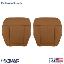 2010-2016 Fits Mercedes Benz E550 Leatherette Perf. Bottom Covers Natural Beige - OEM-Style Replacement Seat Cover