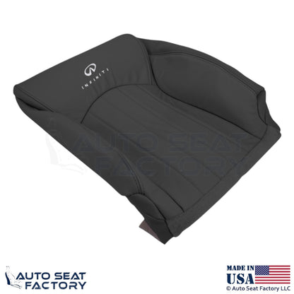 2008-2012 Fits Infiniti EX35 Genuine Leather Front Replacement Covers Graphite - OEM-Style Replacement Seat Cover