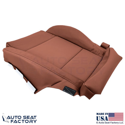 2015-2019 Fits Cadillac ATS Leatherette Perf Front Driver Side Seat Covers Brown - OEM-Style Replacement Seat Cover