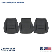 2020 For Dodge Ram 1500 QC Genuine Leather Front & Jump Seat Bottom Covers Black - OEM-Style Replacement Seat Cover