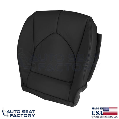 2020-2024 Fits Toyota Highlander Genuine Leather Front Driver Bottom Cover Black - OEM-Style Replacement Seat Cover