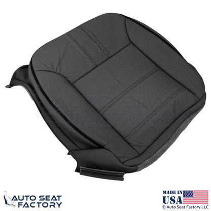 2010-2013 Fits Mercedes Benz R-Class Genuine Leather Front Bottom Covers Black - OEM-Style Replacement Seat Cover