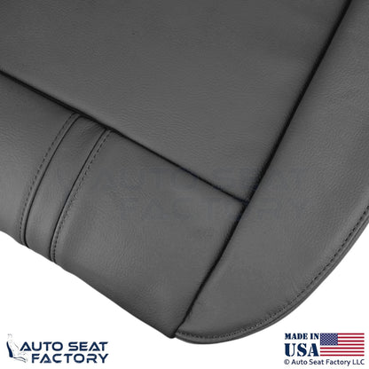 2003-2010 Fits BMW X3 Genuine Leather Front Bottom Replacement Seat Covers Black - OEM-Style Replacement Seat Cover