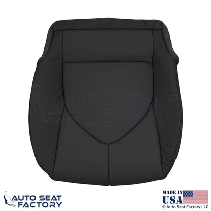 2020-2024 Fits Toyota Highlander Genuine Leather Front Bottom Seat Covers Black - OEM-Style Replacement Seat Cover