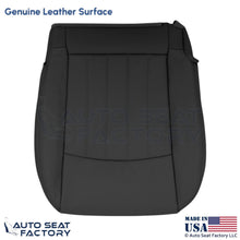 2008-2012 For Infiniti EX35 Genuine Leather Driver Bottom Seat Cover Graphite - OEM-Style Replacement Seat Cover