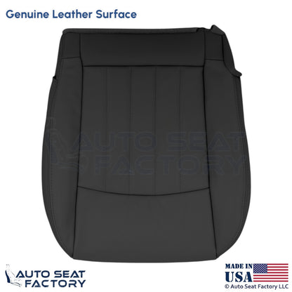 2008-2012 For Infiniti EX35 Genuine Leather Driver Bottom Seat Cover Graphite - OEM-Style Replacement Seat Cover