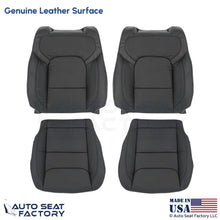2020 Fits Dodge Ram 1500 Quad Cab Genuine Leather Front Replacement Covers Black - OEM-Style Replacement Seat Cover