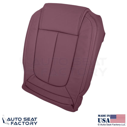 2014-2016 Fits Buick LaCrosse Genuine Leather Driver Bottom Seat Cover Sangria - OEM-Style Replacement Seat Cover