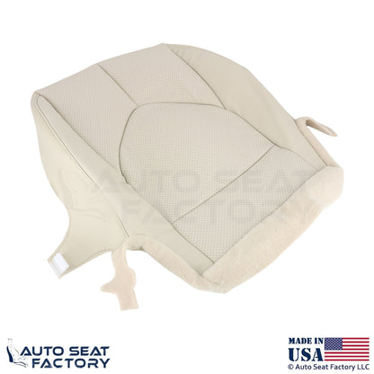 2020-2023 Fits Toyota Highlander Genuine Leather Passenger Bottom Cover Beige - OEM-Style Replacement Seat Cover