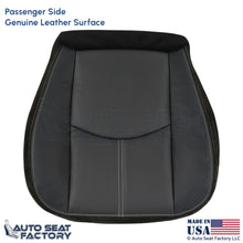 2008-2011 For Mazda Tribute Genuine Leather Passenger Bottom Seat Cover Black - OEM-Style Replacement Seat Cover