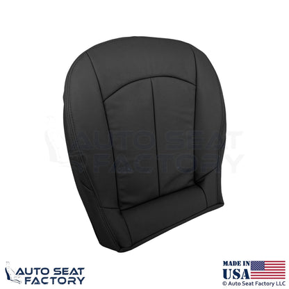 2009 Fits Mercedes Benz CLK350 Genuine Leather Front Bottom Seat Covers Black - OEM-Style Replacement Seat Cover