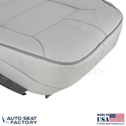 2010-2013 Fits Mercedes Benz R-Class Genuine Leather Front Bottom Covers Gray - OEM-Style Replacement Seat Cover