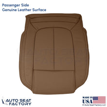 2014-2016 Fits Buick LaCrosse Genuine Leather Passenger Bottom Cover Choccachino - OEM-Style Replacement Seat Cover