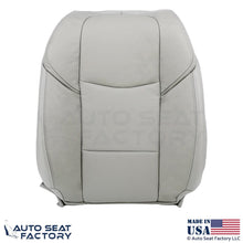 2013-2019 Fits Cadillac ATS Leather Front Top Seat Covers Light Platinum - OEM-Style Replacement Seat Cover