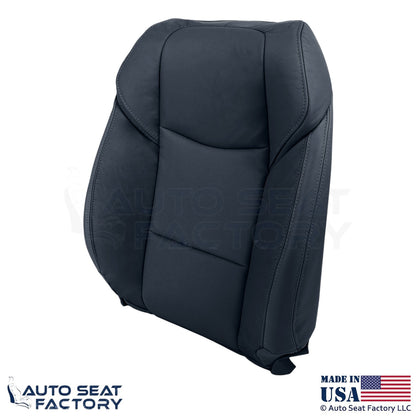 2013-2019 Fits Cadillac ATS Leather Perf Front Passenger Top Seat Covers Black - OEM-Style Replacement Seat Cover