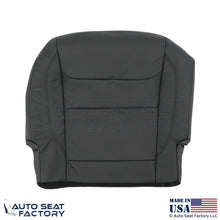 2020 Fits Dodge Ram 1500 Genuine Leather Rear Bench Passenger Side Covers Black - OEM-Style Replacement Seat Cover
