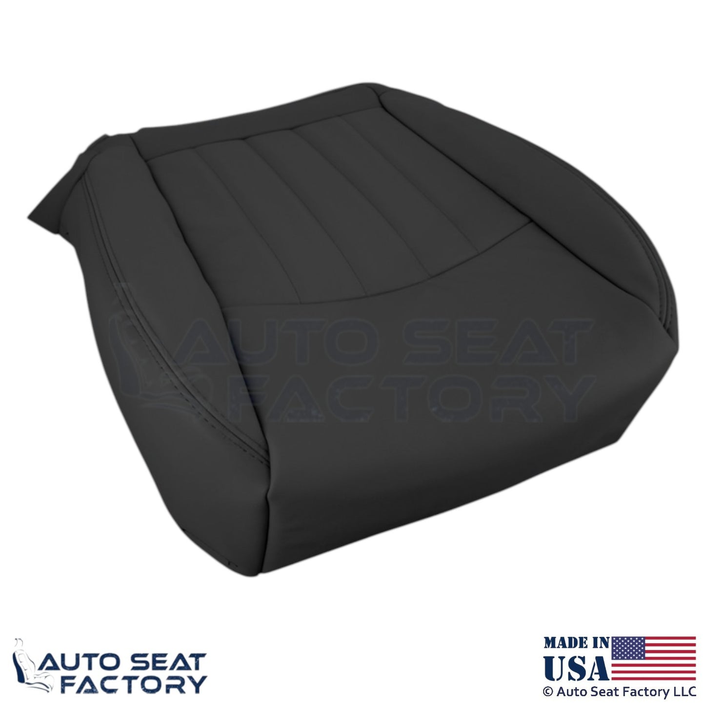 2008-2012 Fits Infiniti EX35 Genuine Leather Front Bottom Seat Covers Graphite - OEM-Style Replacement Seat Cover