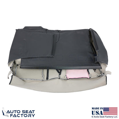 2020 For Dodge Ram 1500 Genuine Leather Rear Bench Bottom Replacement Covers BLK - OEM-Style Replacement Seat Cover