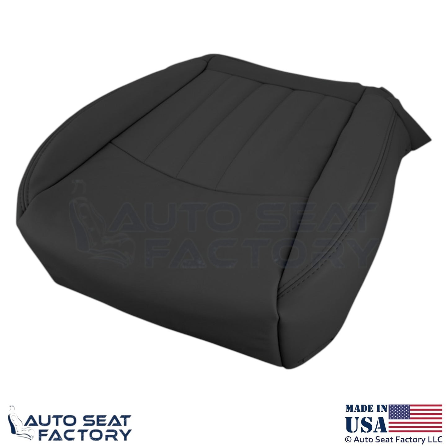 2008-2012 For Infiniti EX35 Genuine Leather Driver Bottom Seat Cover Graphite - OEM-Style Replacement Seat Cover