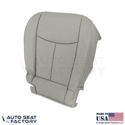 2011-2013 Fits Infiniti M37 M56 Genuine Leather Driver Bottom Seat Cover Stone - OEM-Style Replacement Seat Cover